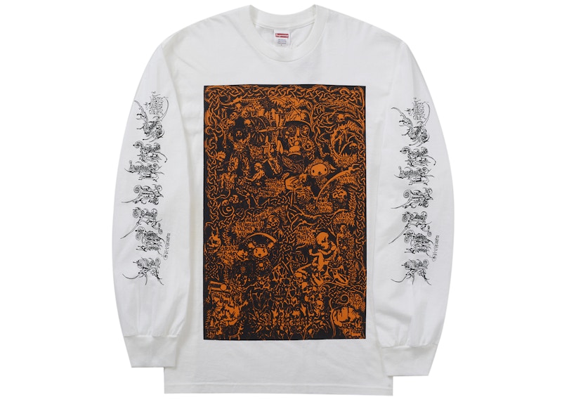Supreme Wombat L/S Tee White
