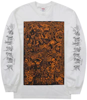 Supreme Wombat L/S Tee White Supreme Wombat L/S Tee White