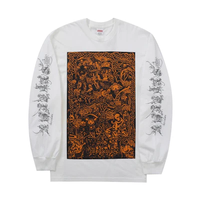 Supreme Wombat L/S Tee White