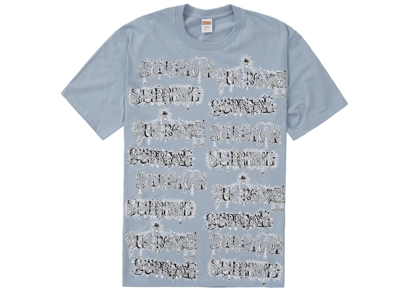 トップス Supreme Wombat Tee Dusty Blue S Supreme Wombat Tee (FW22) - $40