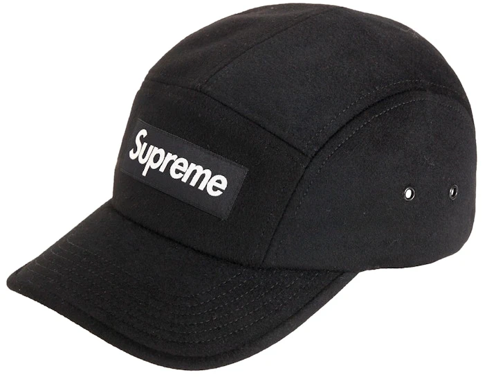 supreme-wool-camp-cap-fw-20-black