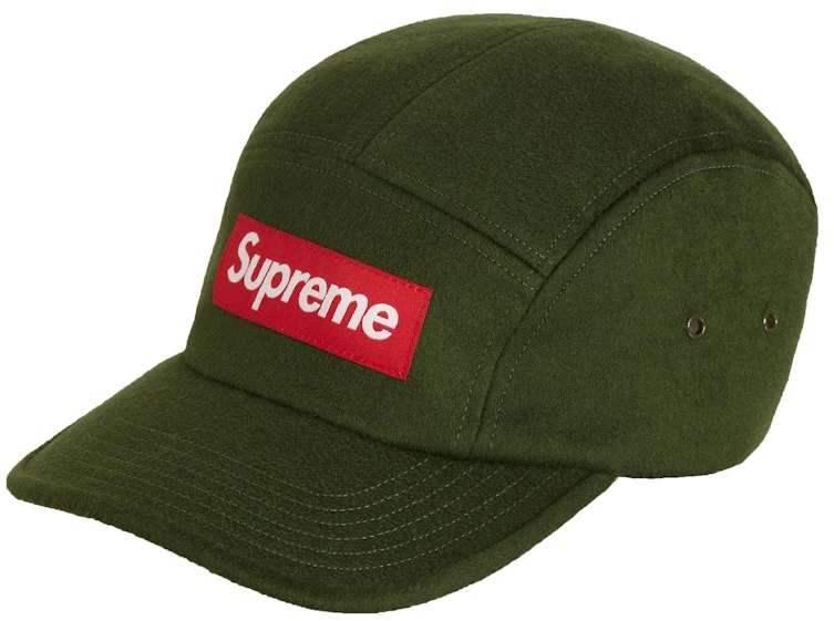 supreme-wool-camp-cap-fw-20-dark-green