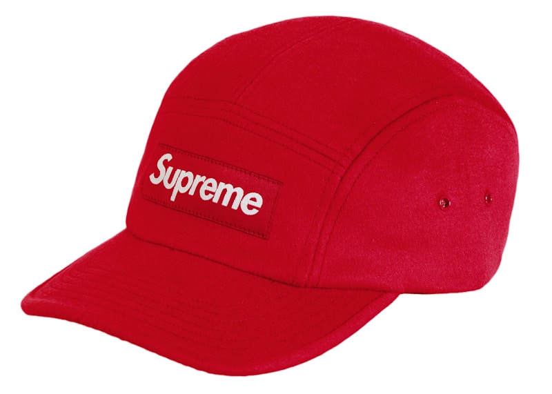 Supreme Wool Camp Cap (FW20) Dark Red