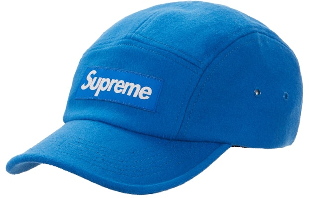 Supreme Wool Camp Cap (FW21) Blue Buy Supreme Wool Camp Cap (FW21) Blue
