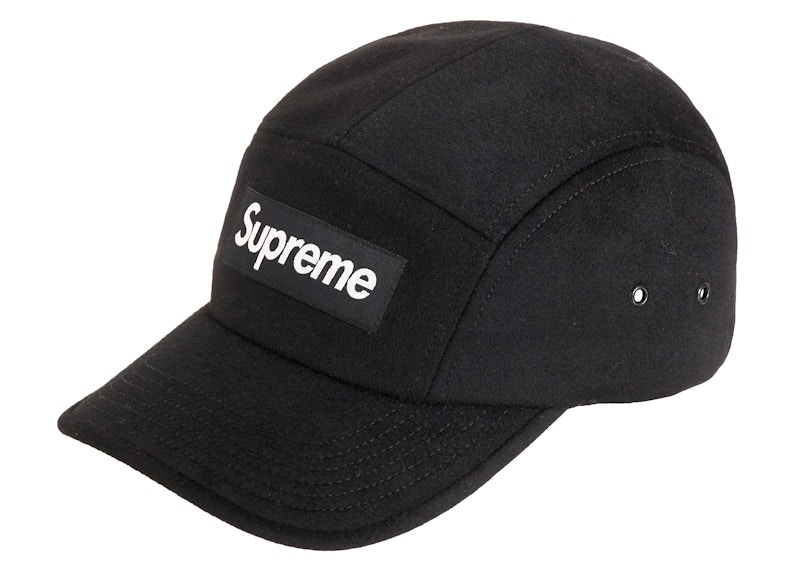 Supreme Wool Camp Cap Black