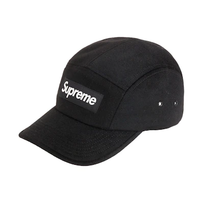 Supreme Wool Camp Cap Black