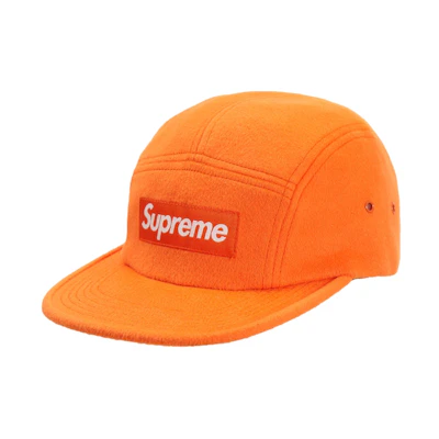 Supreme Wool Camp Cap Neon Orange