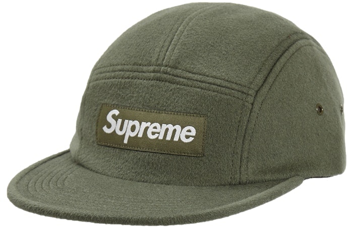 supreme-wool-camp-cap-olive