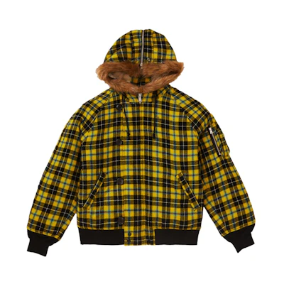 Supreme Wool N ‘2B Jacket Yellow Plaid