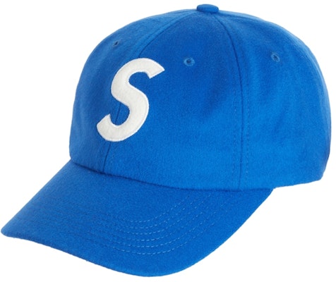 Supreme Wool S Logo 6 Panel (FW21) Blue Buy Supreme Wool S Logo 6 Panel (FW21) Blue