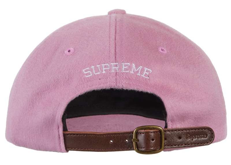 Order Supreme Gorro de Lana S Logo 6 Panel (FW21) Rosa