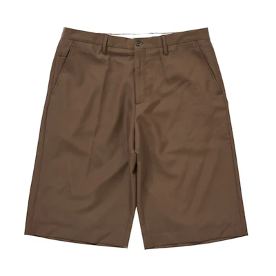 Supreme Wool Trouser Short Brown