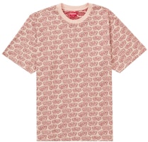 Supreme Word Bubble Jacquard S/S Top 'Peach'