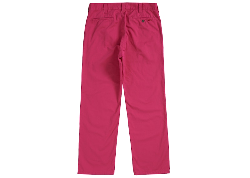 Supreme Work Pant (FW20) Bright Pink 圖 2