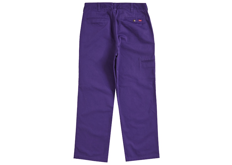Order シュプリーム ワークパンツ (FW23) パープル
