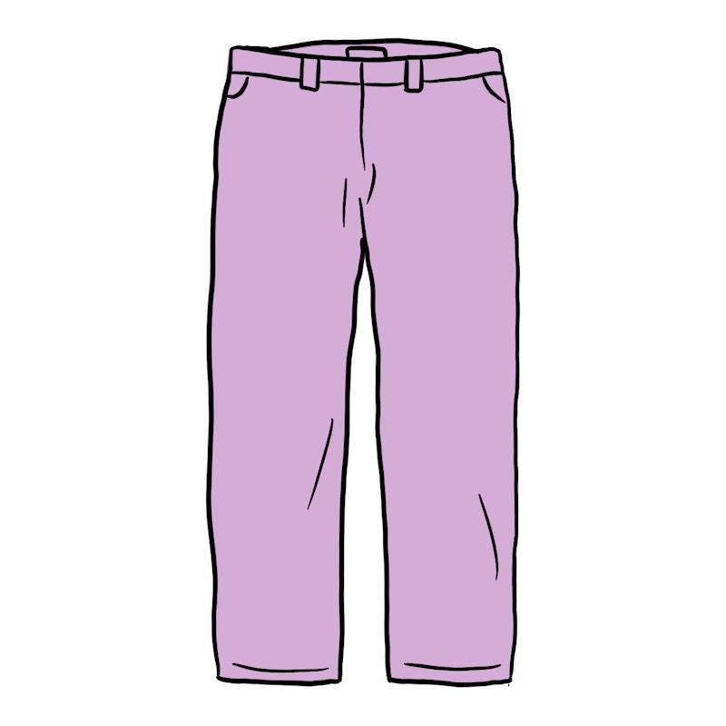 Supreme Work Pant (SS21) Pale Purple