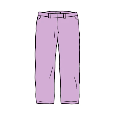 Supreme Work Pant (SS21) Pale Purple