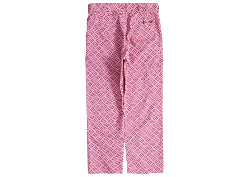 Supreme Work Pant (SS22) 'Pink Monogram' 圖 2