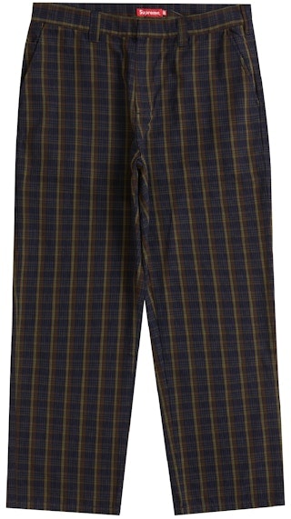 supreme-work-pant-ss-23-navy-plaid