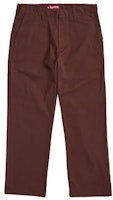 Supreme Work Pant (SS25) Mahogany