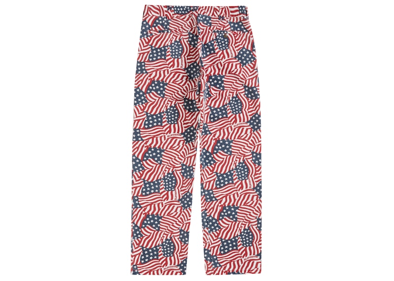 Order シュプリーム ワークパンツ フラッグ
