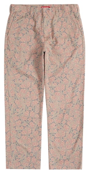 supreme-work-pant-khaki-fw-21-floral-cards
