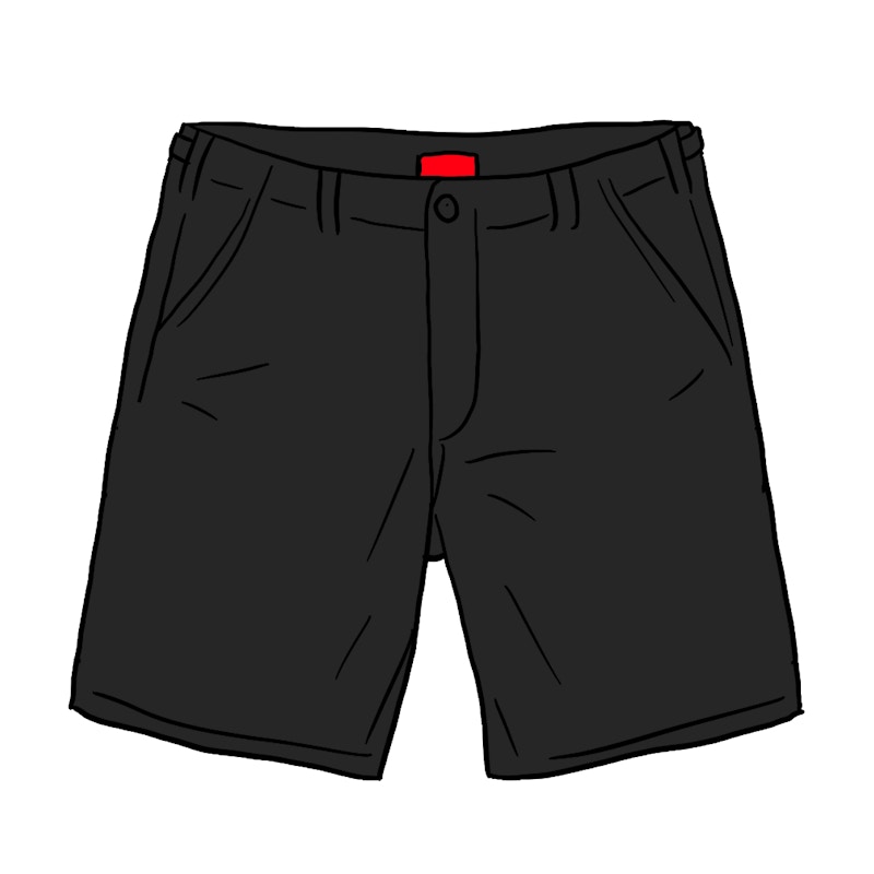 Buy Supreme Pantalones Cortos de Trabajo (SS20) Negro