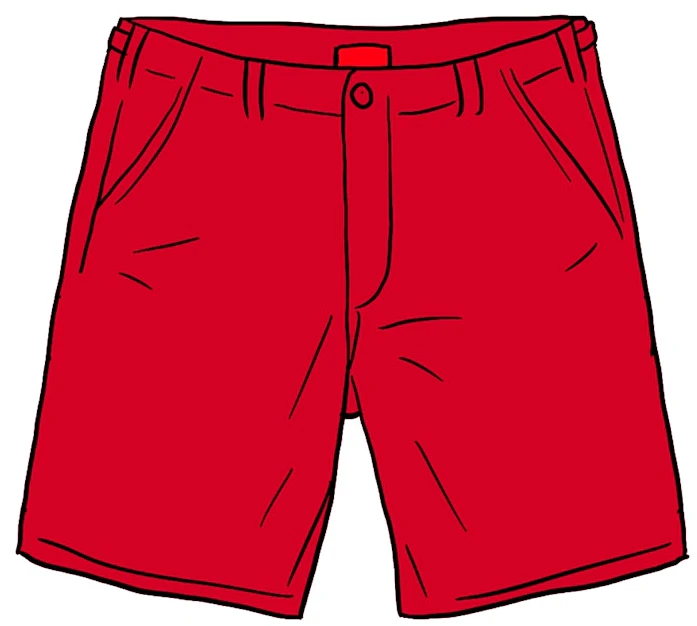supreme-work-short-ss-20-red