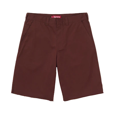 Supreme Work Short (SS25) Dark Red