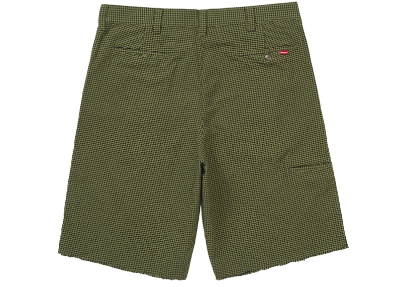 Supreme Work Short (SS25) Olive Houndstooth 圖 2