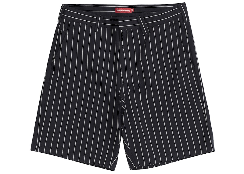 Supreme Work Short Black Stripe
