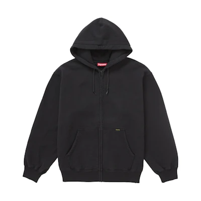 Supreme Work Zip Up Hooded Sweatshirt (SS25) Black