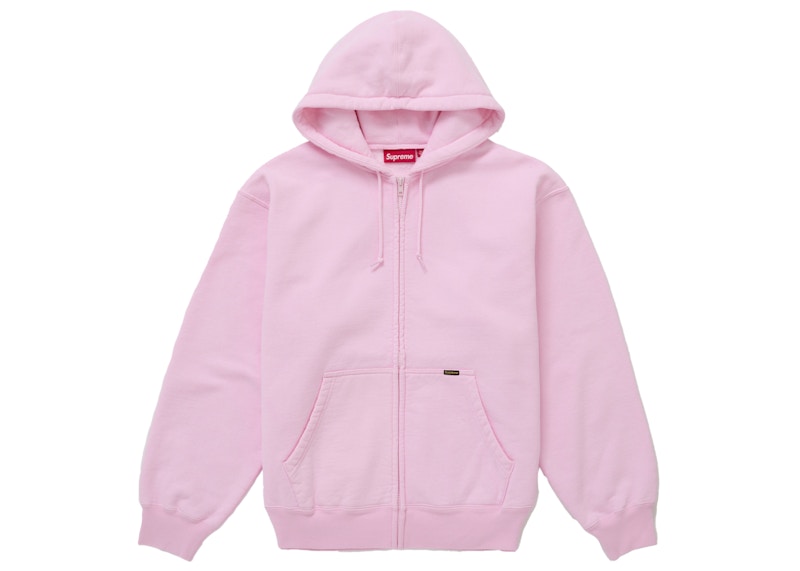 Supreme Work Zip Up Hooded Sweatshirt (SS25) Pink