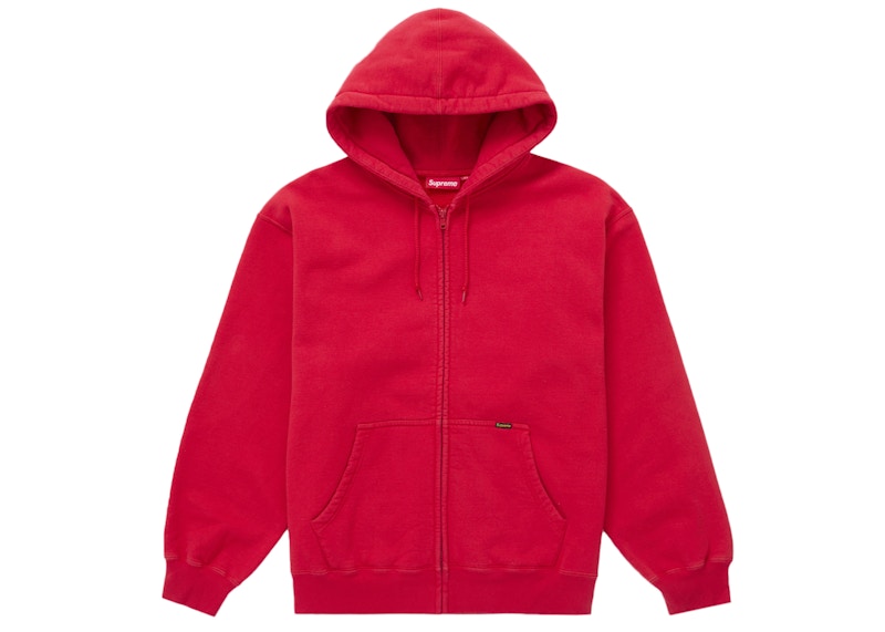 Supreme Work Zip Up Hooded Sweatshirt (SS25) Red