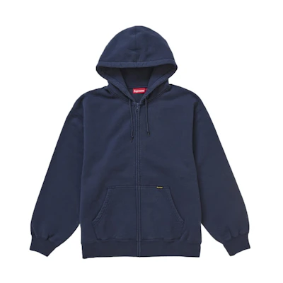 Supreme Work Zip Up Hooded Sweatshirt Navy