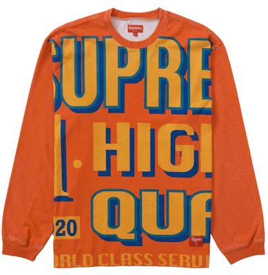 シュプリーム ワールドクラス 長袖T オレンジ
Buy シュプリーム ワールドクラス 長袖T オレンジ