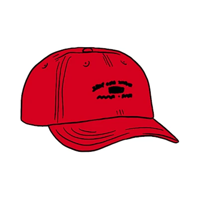 Supreme World Famous 6-Panel Red