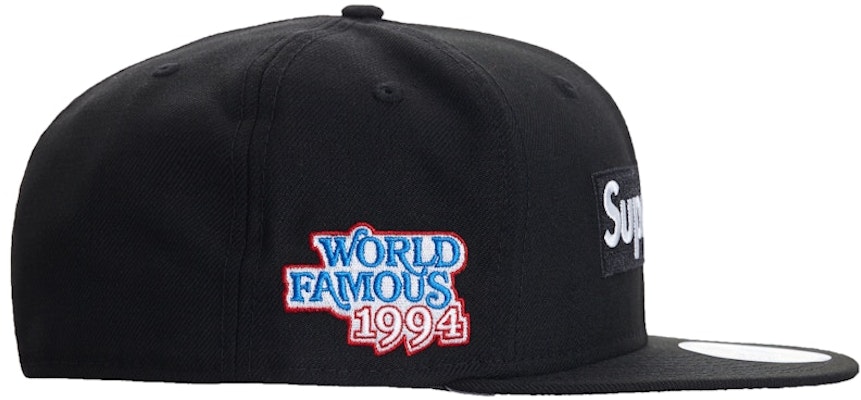 Supreme World Famous Box Logo New Era Black Order Supreme World Famous Box Logo New Era Black