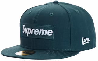 Supreme World Famous Box Logo New Era Dark Green Supreme World Famous Box Logo New Era Dark Green