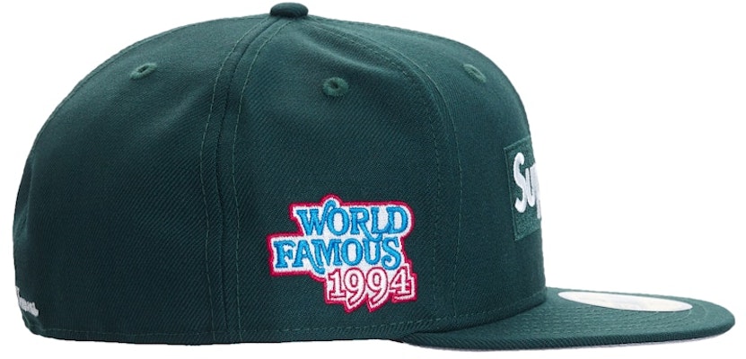 Supreme World Famous Box Logo New Era Dark Green Order Supreme World Famous Box Logo New Era Dark Green