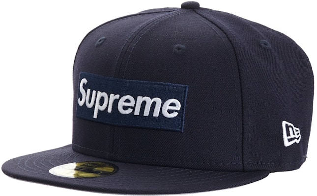 Supreme World Famous Box Logo New Era Navy Buy Supreme World Famous Box Logo New Era Navy