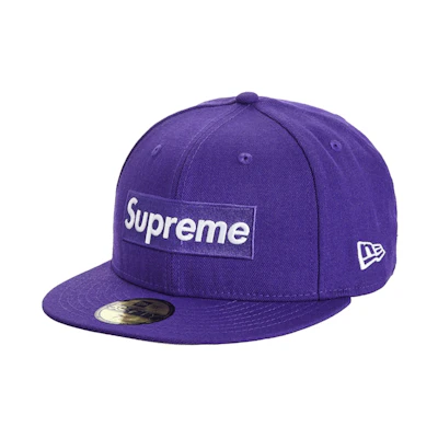 Supreme World Famous Box Logo New Era Purple