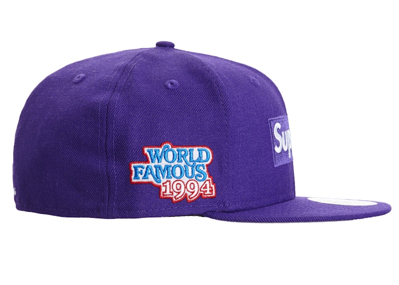 Order Supreme World Famous Caja Logo New Era Morado