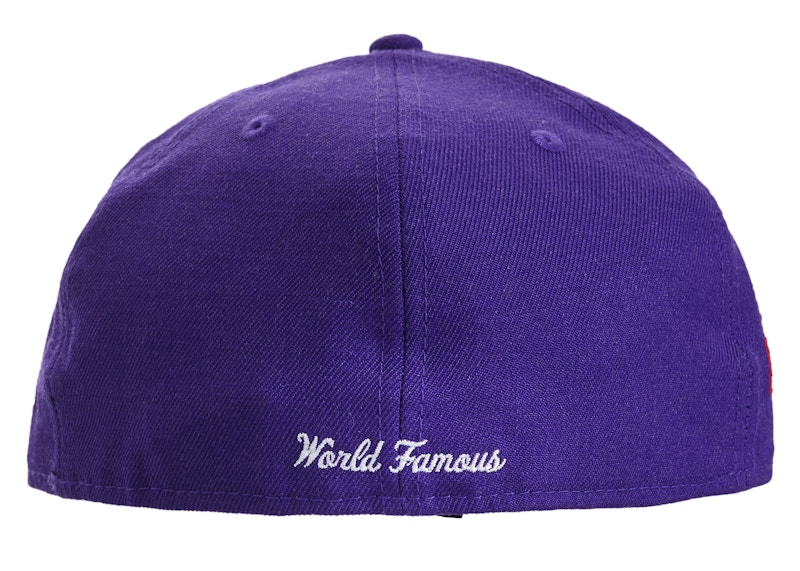 Lookbook Supreme World Famous Caja Logo New Era Morado