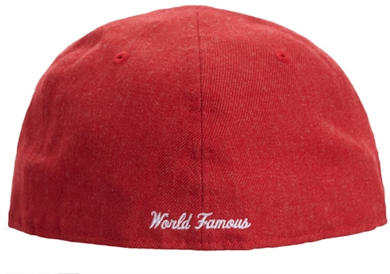 Supreme World Famous Box Logo New Era Red Lookbook Supreme World Famous Box Logo New Era Red