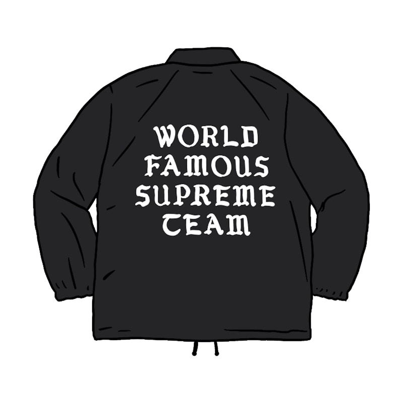 Supreme World Famous Coaches Jacket Black