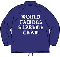 Supreme World Famous Coaches Jacket Dark Royal Supreme World Famous Coaches Jacket Dark Royal