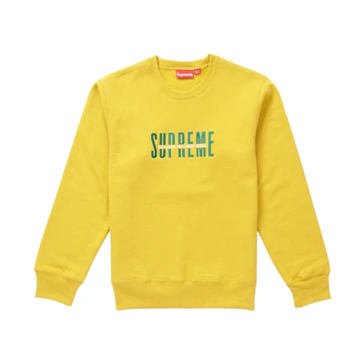 Supreme World Famous Crewneck Mustard