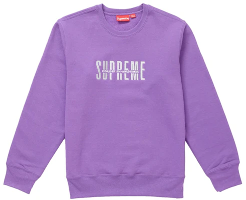 Supreme Crewneck Ungu Terkenal Dunia Buy Supreme Crewneck Ungu Terkenal Dunia