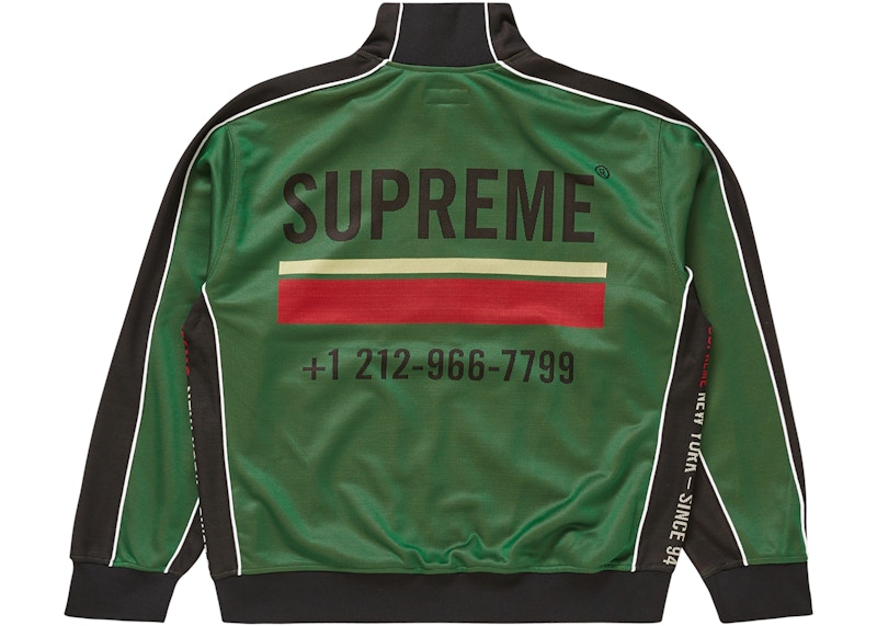 Order Chaqueta Deportiva Verde Supreme World Famous Jacquard.